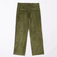Gareth | Tailored Straight-Leg Trousers in Blue