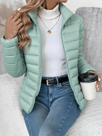 Delia | Women's Padded Jacket with Light Quilting and Clean Lines