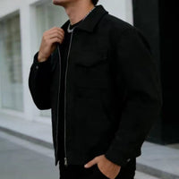 Alaric | Men's Utility Jacket with Collar and Relaxed Fit