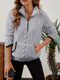 Edith | Women's Half Zip Pullover with Plush Texture and Soft Warmth