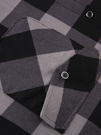 Rowan | Men's Shirt Jacket with Hood and Check Pattern