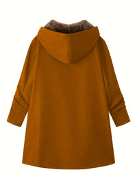 Fern | Women's Longline Hooded Jacket with Relaxed Shape and Warm Lining