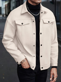 Roderick | Men's Jacket with Snap Button Front and Versatile Shape