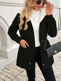 Della | Women's Hooded Jacket with Fleece Lining and Clean Finish