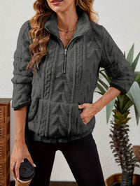 Edith | Women's Half Zip Pullover with Plush Texture and Soft Warmth