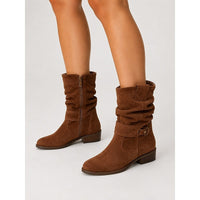 Josephine | Women's Ankle Boots with Block Heel and Slouch Shape