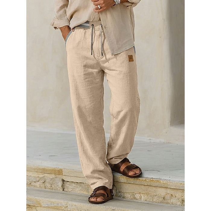 Hugo | Relaxed Drawstring Trousers in Khaki