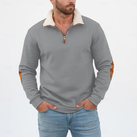 Clayton | Men's Quarter Zip Pullover with Standing Collar and Cosy Knit