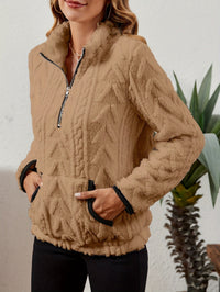 Edith | Women's Half Zip Pullover with Plush Texture and Soft Warmth