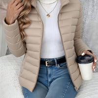 Delia | Women's Padded Jacket with Light Quilting and Clean Lines