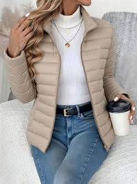Delia | Women's Padded Jacket with Light Quilting and Clean Lines
