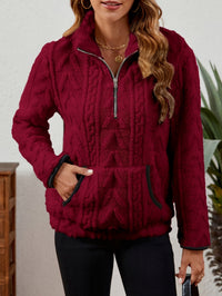 Edith | Women's Half Zip Pullover with Plush Texture and Soft Warmth