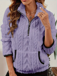 Edith | Women's Half Zip Pullover with Plush Texture and Soft Warmth