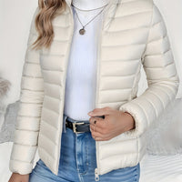 Delia | Women's Padded Jacket with Light Quilting and Clean Lines