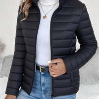 Delia | Women's Padded Jacket with Light Quilting and Clean Lines
