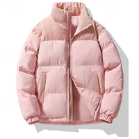 Merrick | Men's Puffer Jacket with Stand Collar and Generous Padding