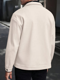 Roderick | Men's Jacket with Snap Button Front and Versatile Shape