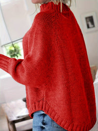 Matilda | Cosy High-Neck Sweater in Dark Grey