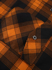 Rowan | Men's Shirt Jacket with Hood and Check Pattern