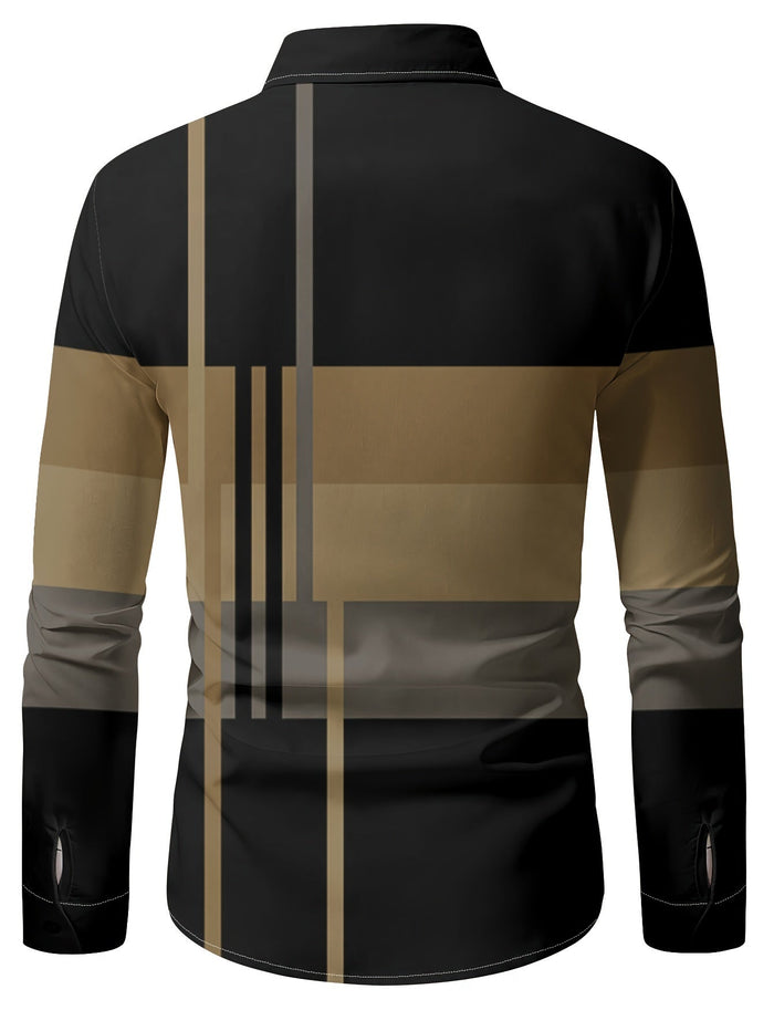 Duncan | Refined Long-Sleeve Shirt in Brown