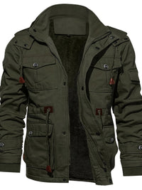 Kingsley | Men's Utility Jacket with Hood and Plush Lining