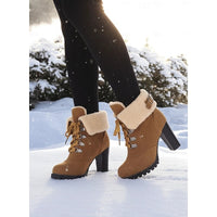 Ramona | Women's Ankle Boots with Lace Up Front and Warm Lining
