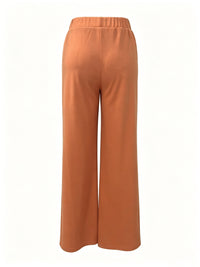 Marlene | High-Waisted Straight-Leg Trousers in fern green