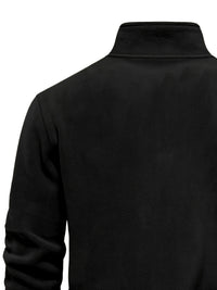 Fraser | Men's Half Zip Pullover with Stand Collar and Soft Knit