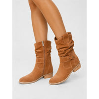 Josephine | Women's Ankle Boots with Block Heel and Slouch Shape