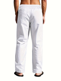 Gregory | Relaxed Drawstring Trousers in Black