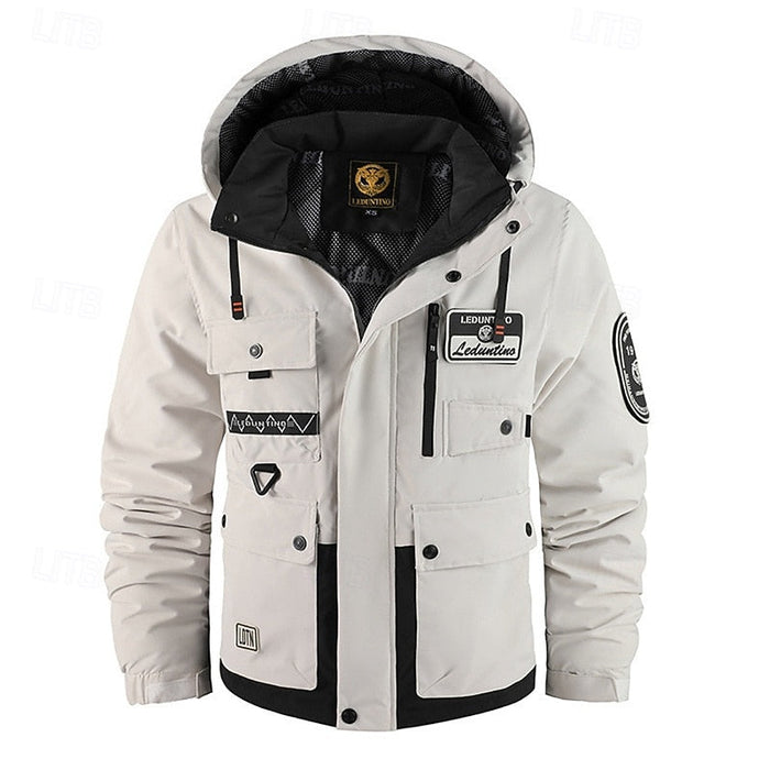 Emory | Men's Hooded Jacket with Weather Protection and Light Feel