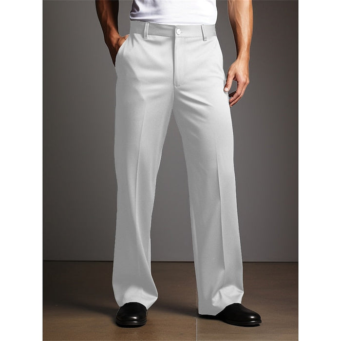 Emerson | Tailored Straight-Leg Trousers in Black