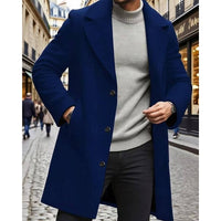 Chester | Refined Long Overcoat in Black