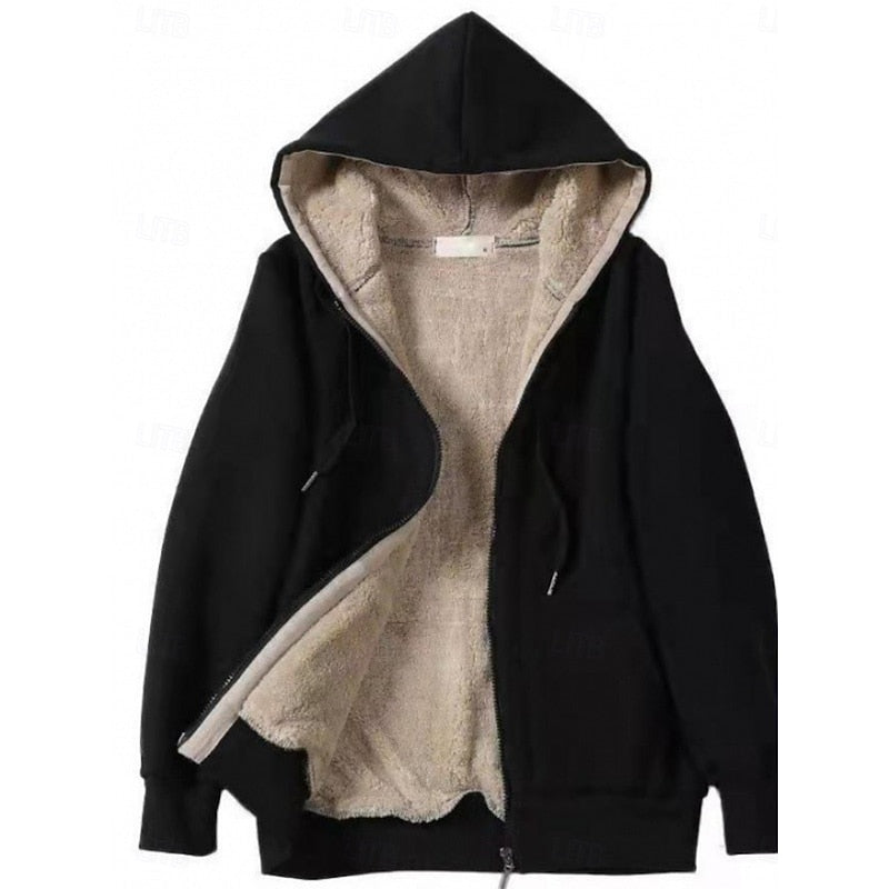 Marina | Women's Hooded Jacket with Soft Lining and Full Zip