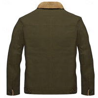 Cormac | Rugged Lined Winter Jacket in Black