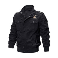 Gerald | Men's Bomber Jacket with Military Style and Warm Lining