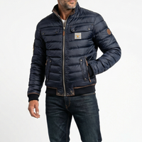 Sheldon | Men's Quilted Jacket with Stand Collar and Warm Body