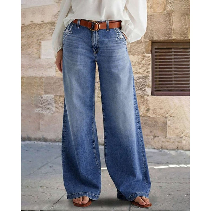 Marianne | Wide-Leg Jeans in Blue