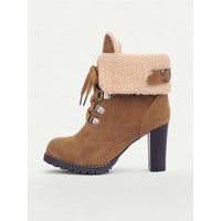 Ramona | Women's Ankle Boots with Lace Up Front and Warm Lining