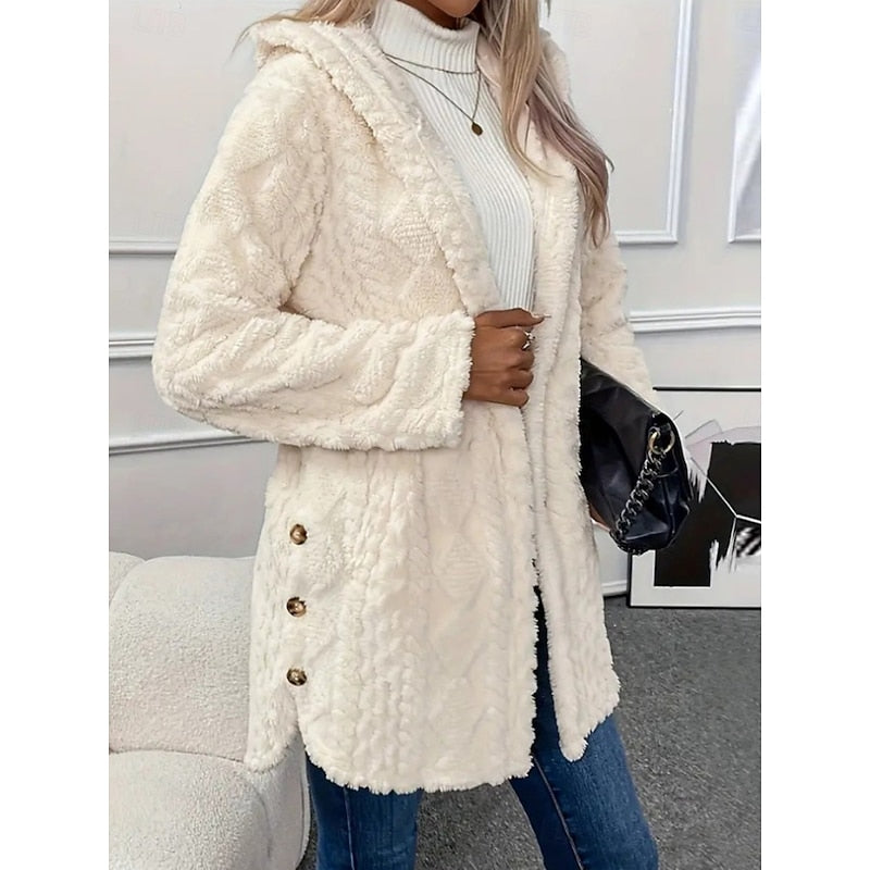 Elspeth | Women's Hooded Jacket with Plush Feel and Soft Warmth