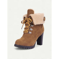 Ramona | Women's Ankle Boots with Lace Up Front and Warm Lining
