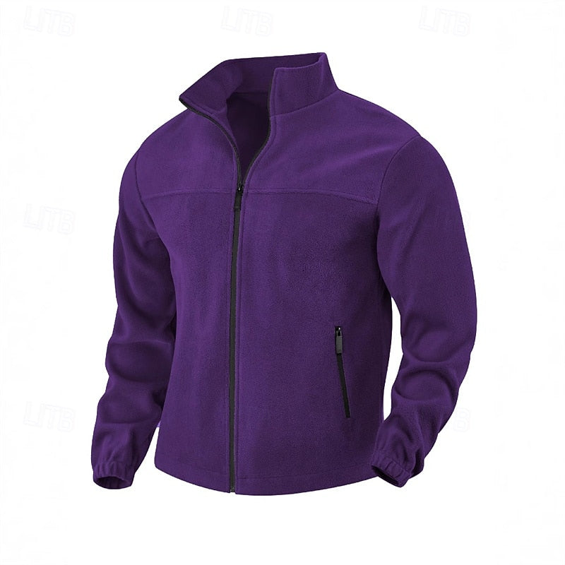 Jarvis | Men's Full Zip Jacket with Stand Collar and Soft Warmth