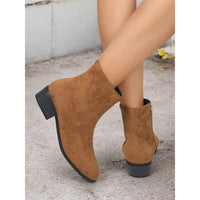 Hazel | Women's Ankle Boots with Low Block Heel and Tailored Shape