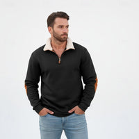 Clayton | Men's Quarter Zip Pullover with Standing Collar and Cosy Knit