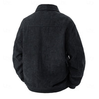 Roman | Textured Lapel Jacket in Grey