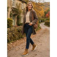 Ottilie | Women's Chelsea Boots with Wedge Heel and Classic Shape