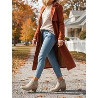 Adrienne | Women's Ankle Boots with Cutout Detail and Low Block Heel