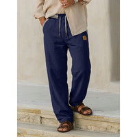 Hugo | Relaxed Drawstring Trousers in Beige