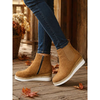 Ottilie | Women's Chelsea Boots with Wedge Heel and Classic Shape