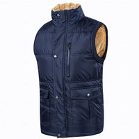 Foster | Men's Padded Gilet with Fleece Lining and Free Arms